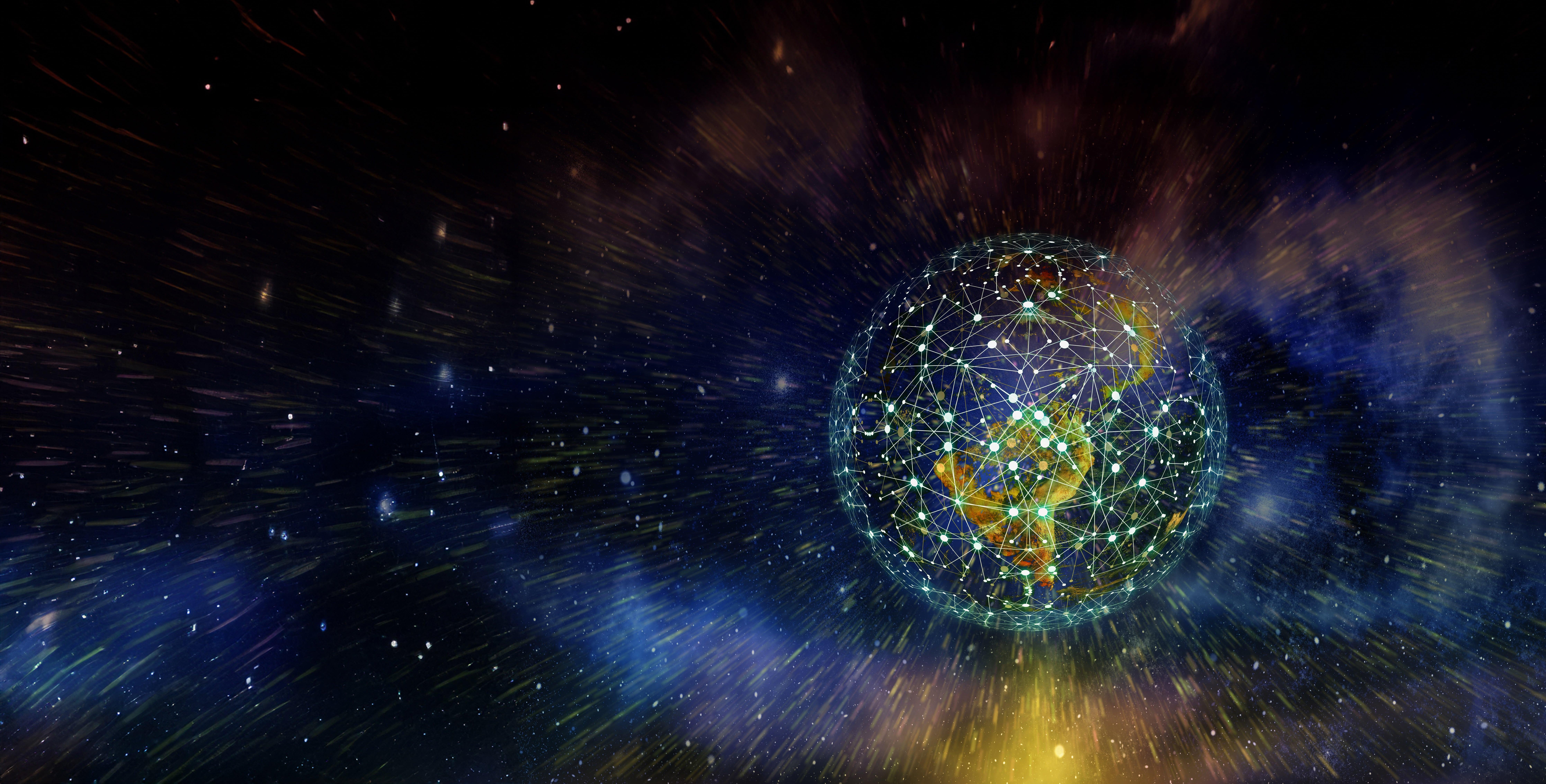 Networked earth image